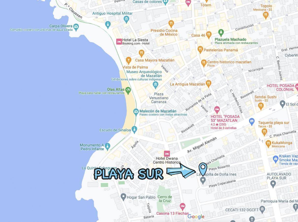 Playa Sur, 5 Min Playa Camina, Machado, Olas! Mazatlan Exterior photo